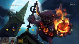 CREEPY NEW PS4 DYNAMIC THEME - Halloween Witch Eater