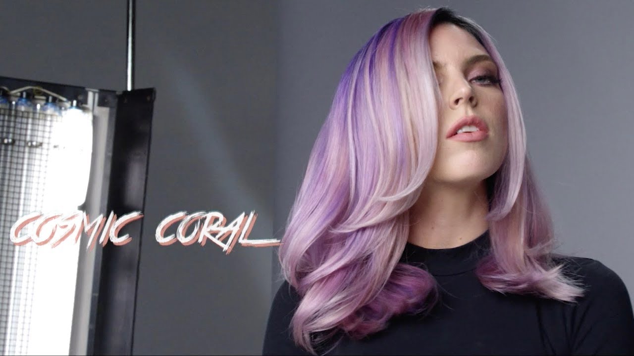 ⁣COSMIC CORAL Hair Transformation