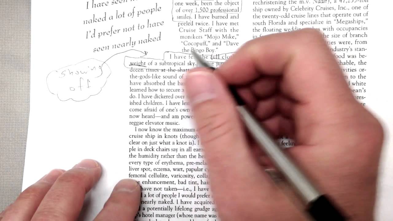 Close Read David Foster Wallace S Shipping Out Youtube
