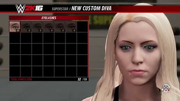 WWE 2K16: CREATE A DIVA