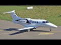 VIP Embraer 500 Phenom 100 F-HTLS landing at Nancy airport