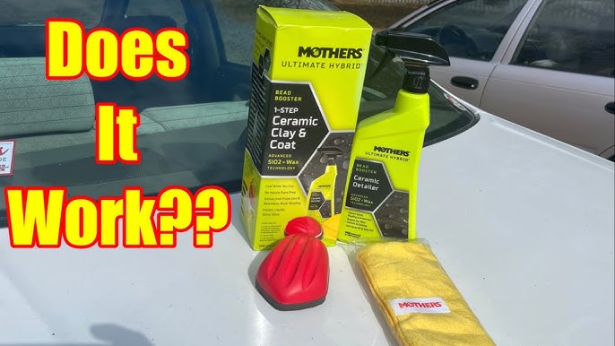 Mothers 24 oz. Ultimate Hybrid Ceramic Detailer and Bead Booster Spray + 24 oz. Ceramic Spray Wax Car Cleaning Kit