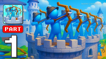 Archery Bastions : Castle War - Gameplay Walkthrough Part 1 New Update All Levels (iOS,Android)