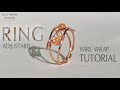 Adjustable Wire Wrapped Ring Tutorial |Simple Ring |Easy Ring |Wire Wrap Tutorial |How to make