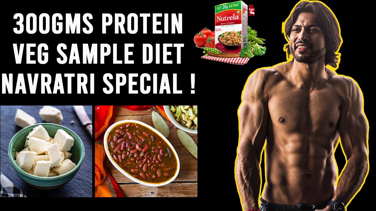 Sample Diet Plan with more than 300gms Vegetarian Protein II Navratri