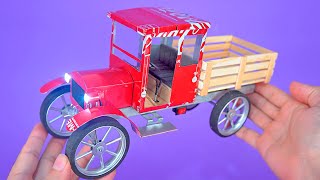 Amazing 1923 Model Tt Work Truck Made With Soda Cans