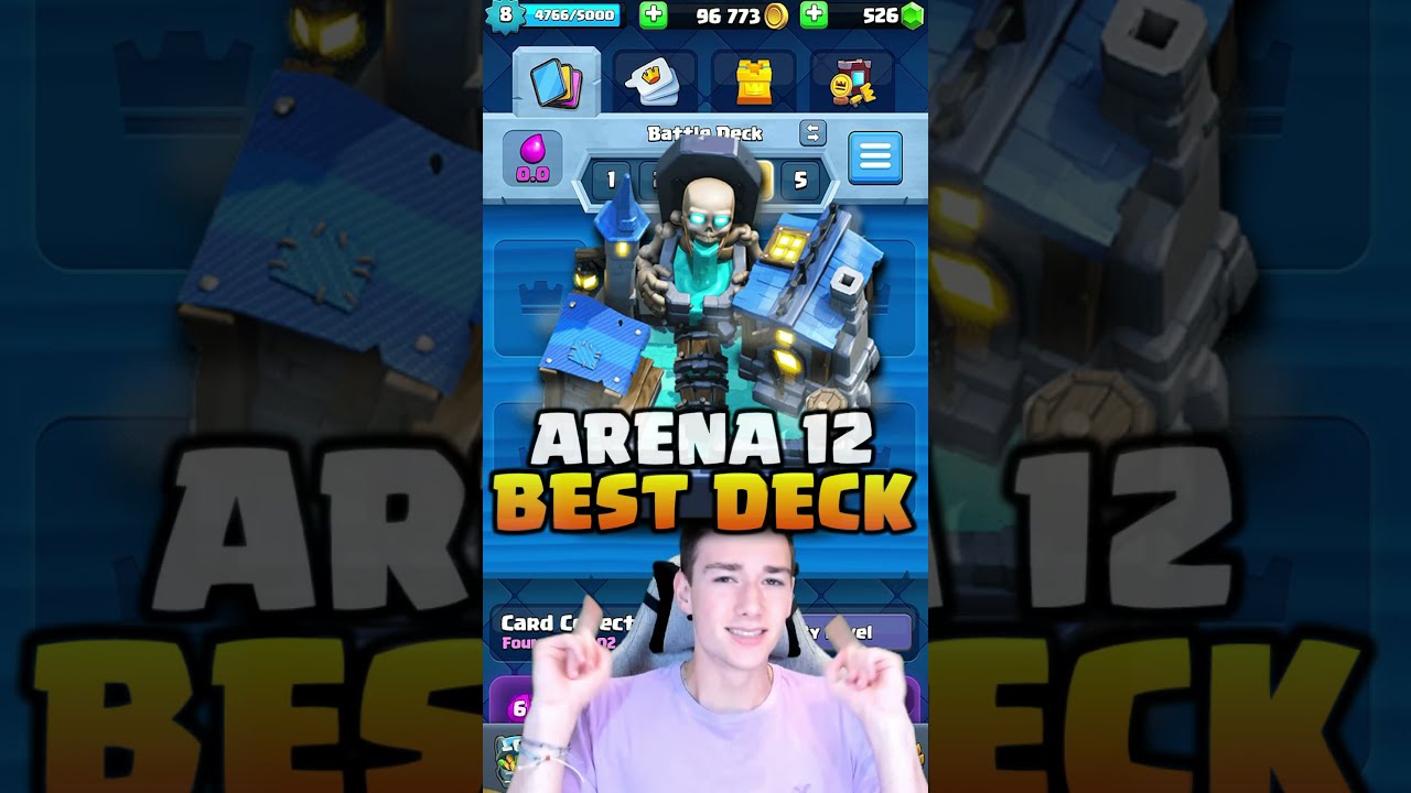 Answer to @andrei.pp21 BEST arena 12 deck for Clash Royale! #clashroya