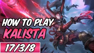 HOW TO PLAY KALISTA | Build & Runes | Diamond Commentary | Blood Moon Kalista | League of Legends