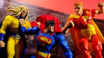 Superman VS Hyperion (Stop Motion)