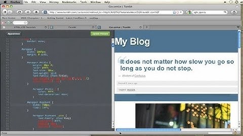 How to Make a Theme Wider With Custom CSS in Tumblr : CSS Tips & More