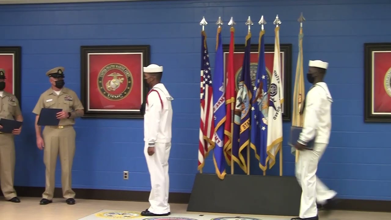 NAVY CULINARY SPECIALIST GRADUATION CEREMONY CLASS 49 FT LEE VA