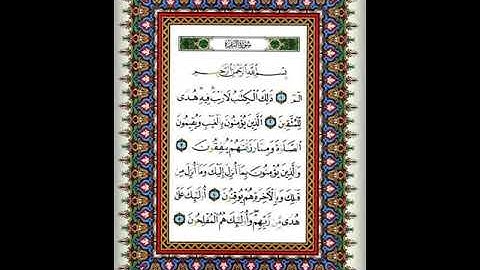 الصفحة ٢،سورة البقرة، صالح الزهيري
