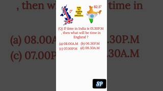 India vs England time difference // #shorts #india #england #trending #geography @Factsoftheworldbysp
