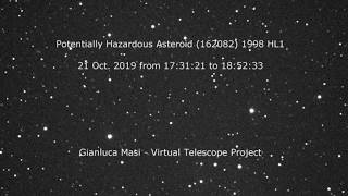 Potentially Hazardous Asteroid (162082) 1998 HL1 - 21 Oct. 2019