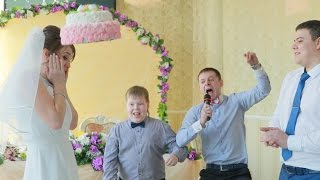 ШОК!!!  Уронили свадебный торт!  Владивосток 2017  Невеста и жених в шоке!