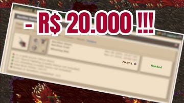 Como eu gastei R$20.000 com o Tibia em um unico dia!