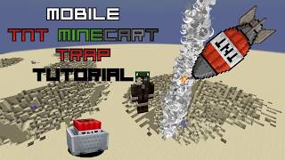 Mobile TNT Minecart Trap Tutorial