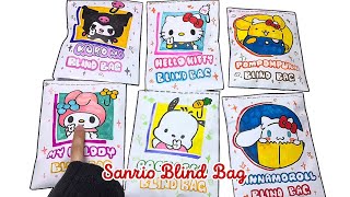Paper craft 🎀 Blind Bag Unboxing | ASMR | DIY Sanrio Edition