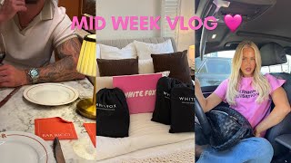 MID WEEK VLOG coffee runs whitefox sale haul date night more