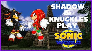 Shadow and Knuckles play Sonic World! screenshot 5