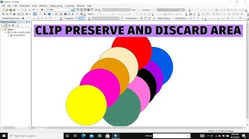 How to clip Preserve and Discard any Study area from country shapefile in ArcGIS