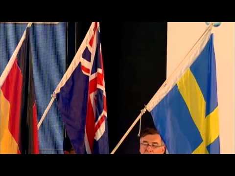 Swimming - women's 200m individual medley SM11 medal ceremony - 2013 IPC Swimming World Champs