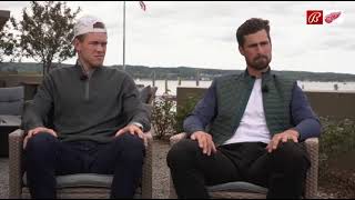 Andrew Copp &amp; Dylan Larkin re-united and talking about the bright future ahead in Detroit!