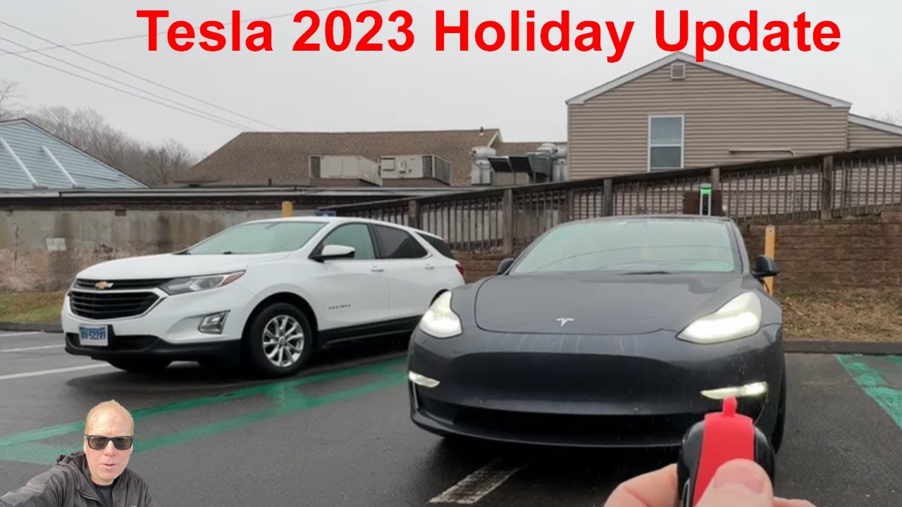 Tesla 2023 Holiday Update! Parking Assist Feature for USS Cars! BSW Custom  Elon Lock Sound Podcasts 