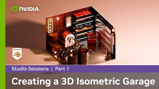 [Blender] Creating a 3D Isometric Garage w/ 3D Cube Visionary Part 1: Modeling