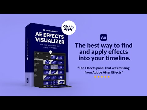 AE Effects Visualizer (Extension Tool for Adobe After Effects)