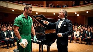 “Janitor Plays Piano as a Joke — What Happens Next Brings Everyone to Tears”