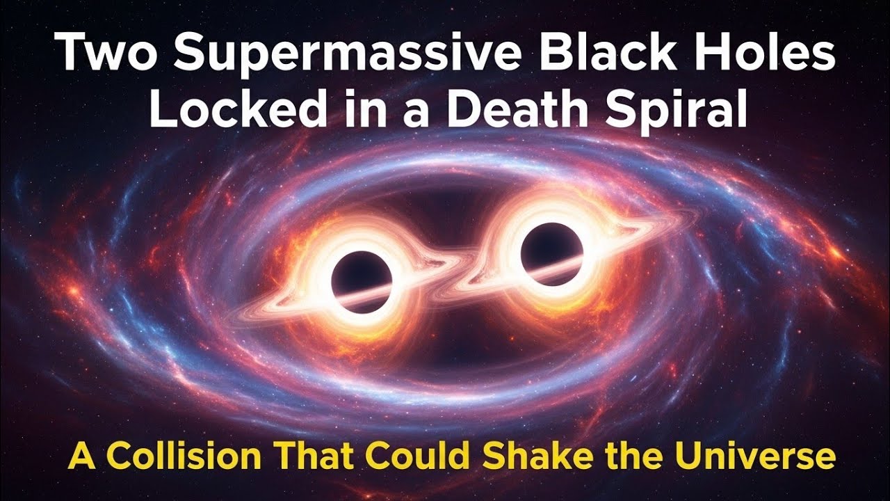 Two Supermassive Black Holes Locked in a Death Spiral ⚠️ | A Collision ...