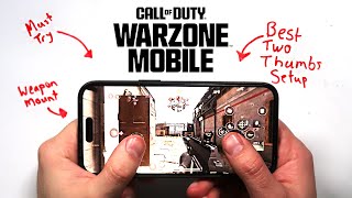 How to use the BEST TWO THUMBS setup for Warzone Mobile screenshot 3