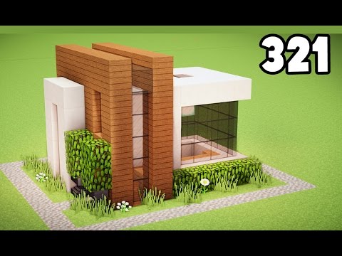 Minecraft Tutorial : Casa Moderna de Madeira no Survival 