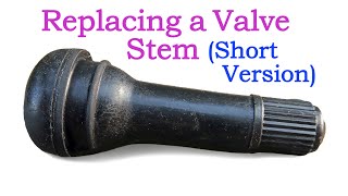 How to Replace a Wheel Valve Stem (Short Version)  It's much easier than you think...