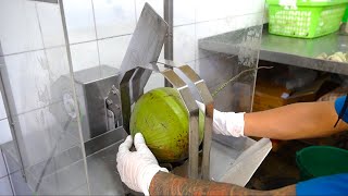 Coconut Heaven! Amazing Coconut Water Production - Thailand Street Food