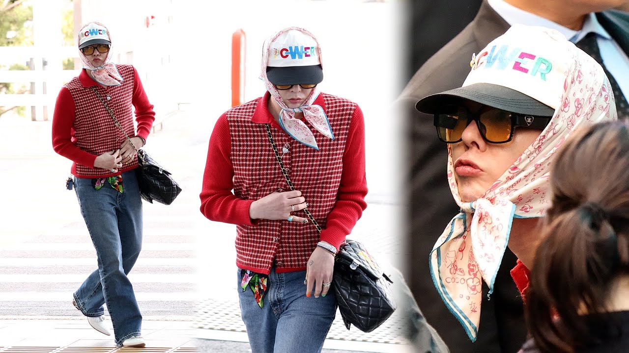 지드래곤(G-DRAGON) 7년 만에 신곡 컴백한 지디, 샤넬 크루즈 패션쇼 출국 (사이버 트럭 몰고 온 GD) Departure | 인천공항 • 241104