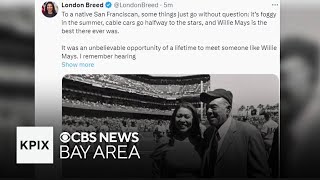 Tributes pour in for San Francisco Giants legend Willie Mays