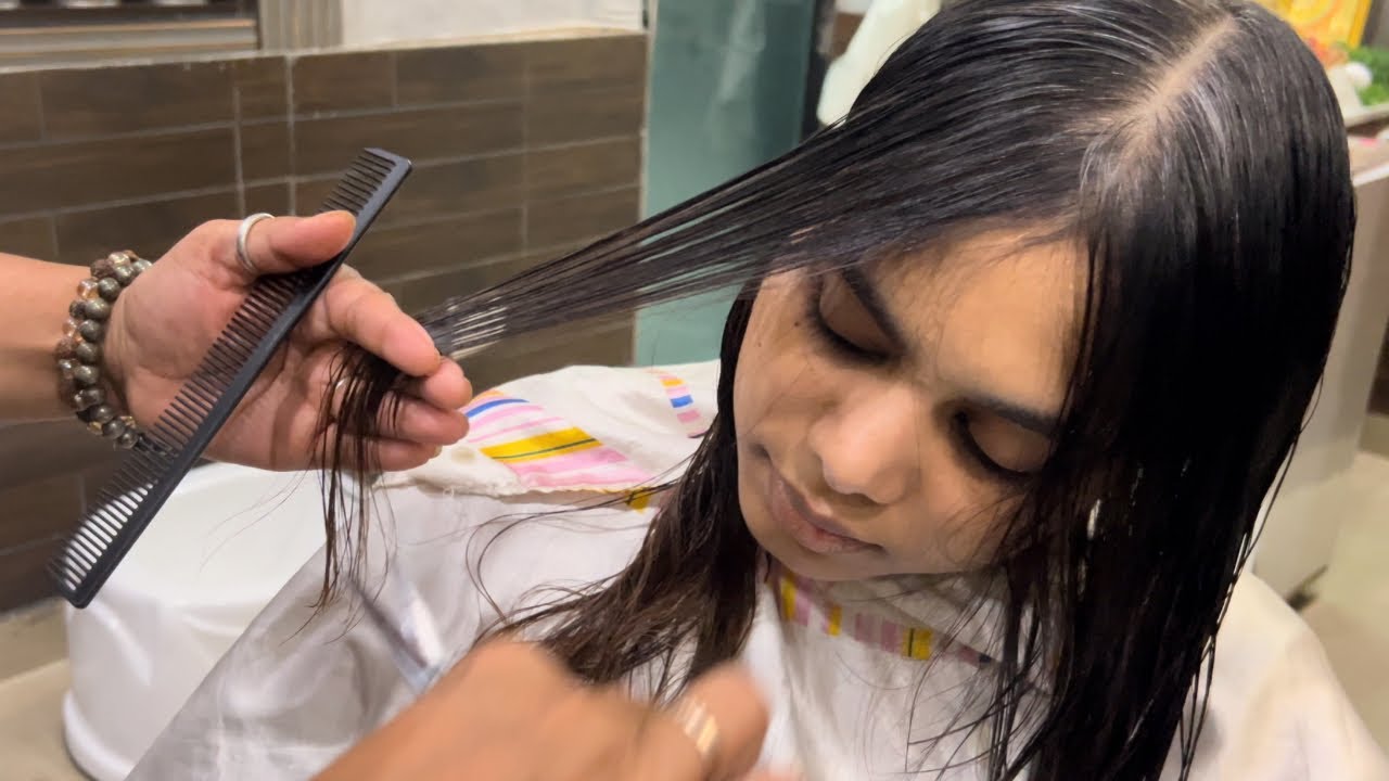 पतले और हल्के हेयर के लिए सब से अच्छा haircut best haircut for thin hair  step-by-step at home ￼….