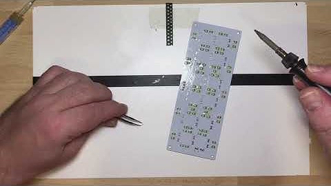 time-lapse Soldering the Geekcreit® DIY 6 Digit LED Large Screen from banggood.com