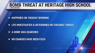 Lynchburg police investigate bomb threat at Heritage High School