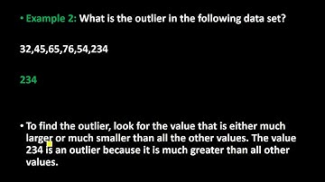 Statistics: What is an Outlier