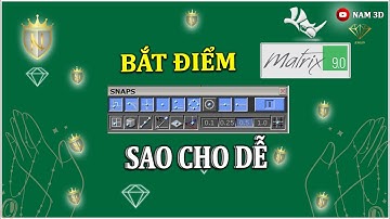 Cách Sử Dụng Bắt Điểm Hiệu Quả Trong Matrix 9 - Nam 3D