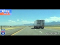 Las Vegas NV To Salt Lake City UT Time Lapse Drive 2014 