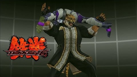 Tekken 6 - King Reverse Special Stretch Bomb Combo - (PPSSPP)