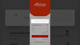 GPS Punching Realtime Attendance Mobile App Employee login