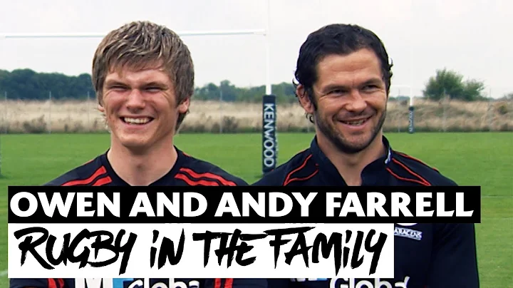 Owen and Andy Farrell as team-mates in 2008!