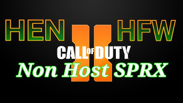 How To Install BlackOps 2 Non Host SPRX G