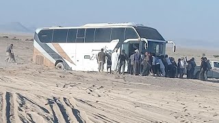 مغامرة عبور طريق صحراء الجوف الرويك صنعاء اليمن السعودية معاناة المغتربين المسافرين