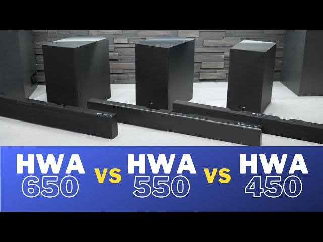 Samsung Soundbar Comparison: HW-A450 v HW-A550 v HW-A650